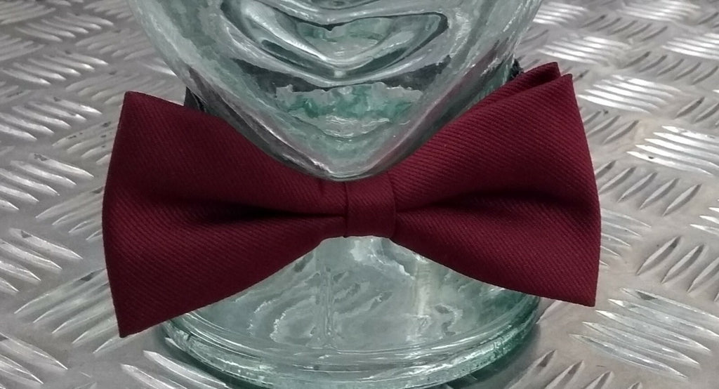 Genuine British Made Crimson Bow Tie Evening Mess Dress Dickie NEW