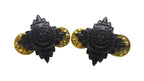 Rank Stars Pips British Forces Bronze Officer Insignia Tria Juncta In Uno Large