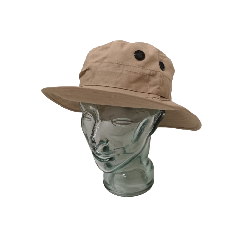 Military Style Special Forces Boonie Bush Hat Short Brim Sand / Beige Camo NEW