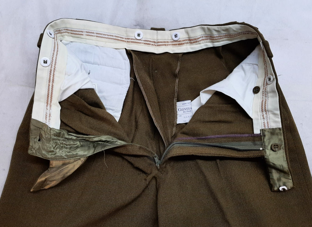 No2 Dress Trousers British Army Style Old Pattern Soldiers Uniform Dress W34"