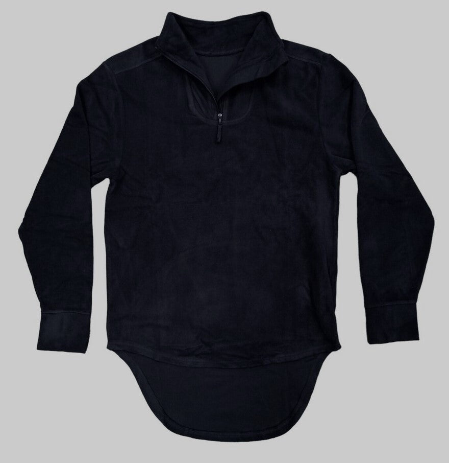 British Army Fleece Thermal Combat Undershirt Top Black PCS All Sizes NEW