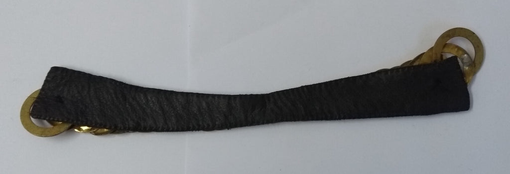 Vintage Bearskin Brass Chin Chain Strap For Royal Guards Busby's & Ceremonial