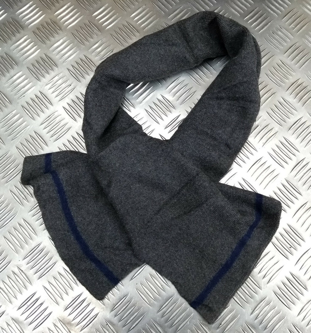 Genuine Vintage German Army Issue Field Grey Soldiers Standard Dress Wool Scarf