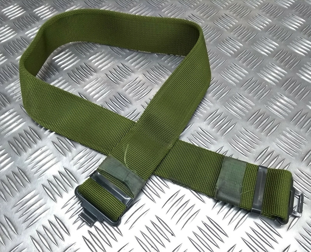 Webbing Belt British Army Green Old Pattern Load Carrying Nylon Belting Max 42"