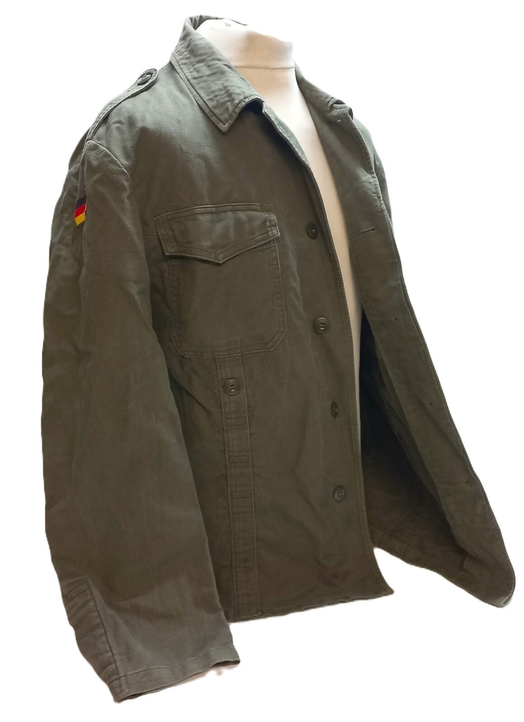 Vintage German Jacket Field Grey "Moleskin" 1985 Bundeswehr Older Pattern