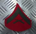 US USMC Marine Corp Lance Corporal Chevron With Crossed Rifles - NEW