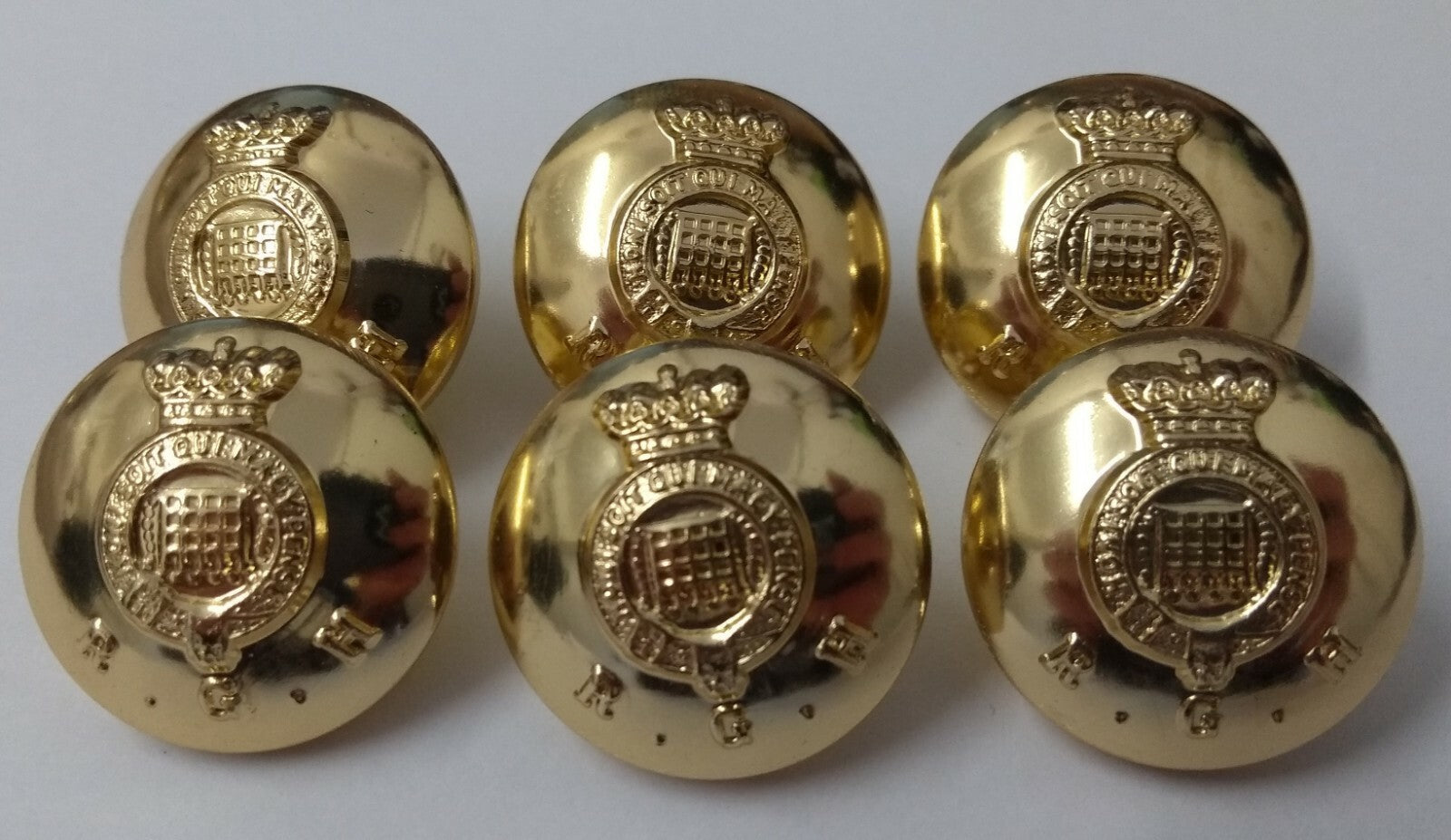 The Royal Gloucestershire Hussars Dress Buttons British Army Insignia 38L