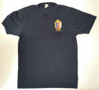Short Sleeve Dark Blue Moisture Wicking T-shirt with COMUKMCMFOR LH INT Insignia