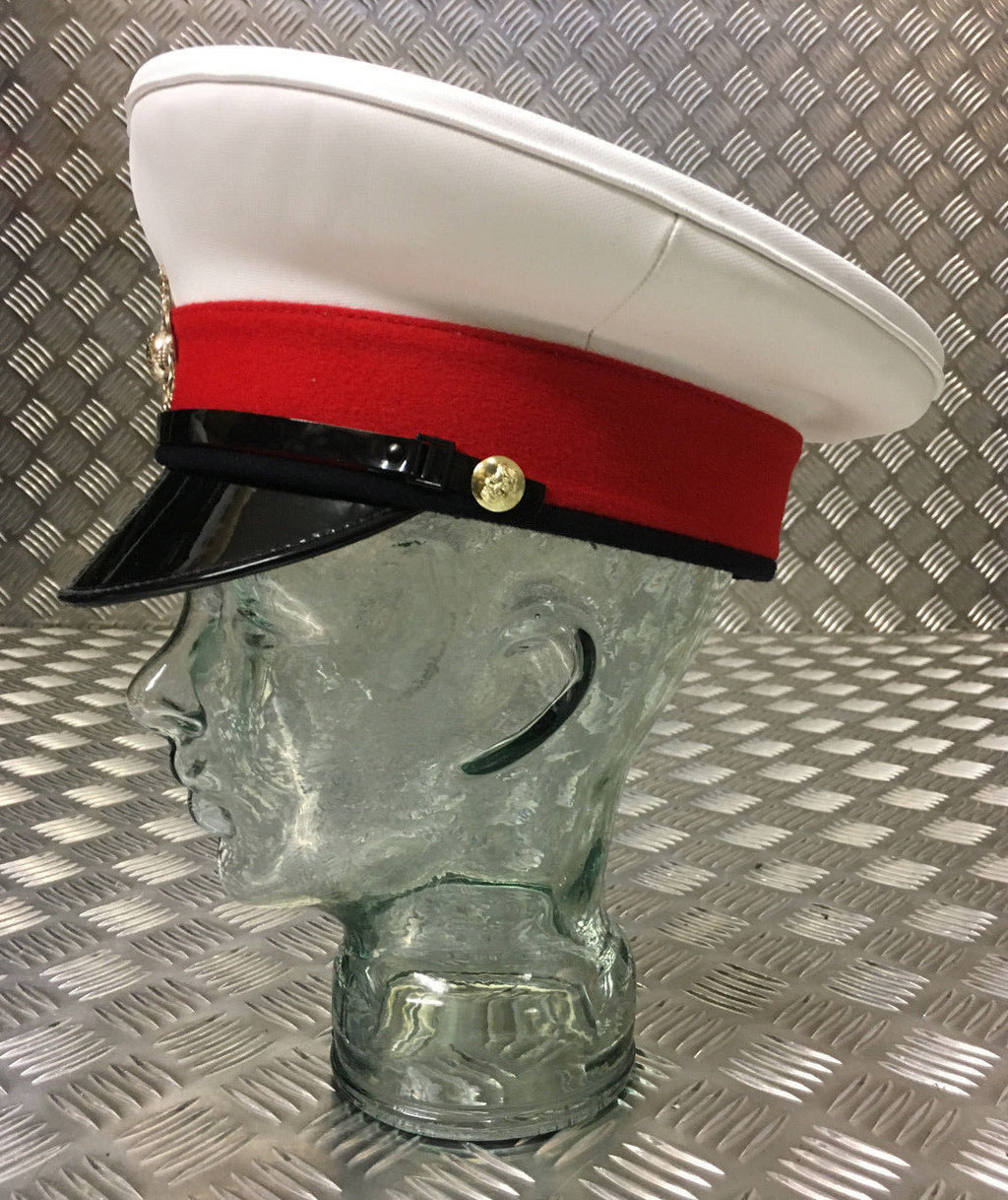 Royal Marines RM Peaked Dress Cap Male Captains Hat British - All sizes
