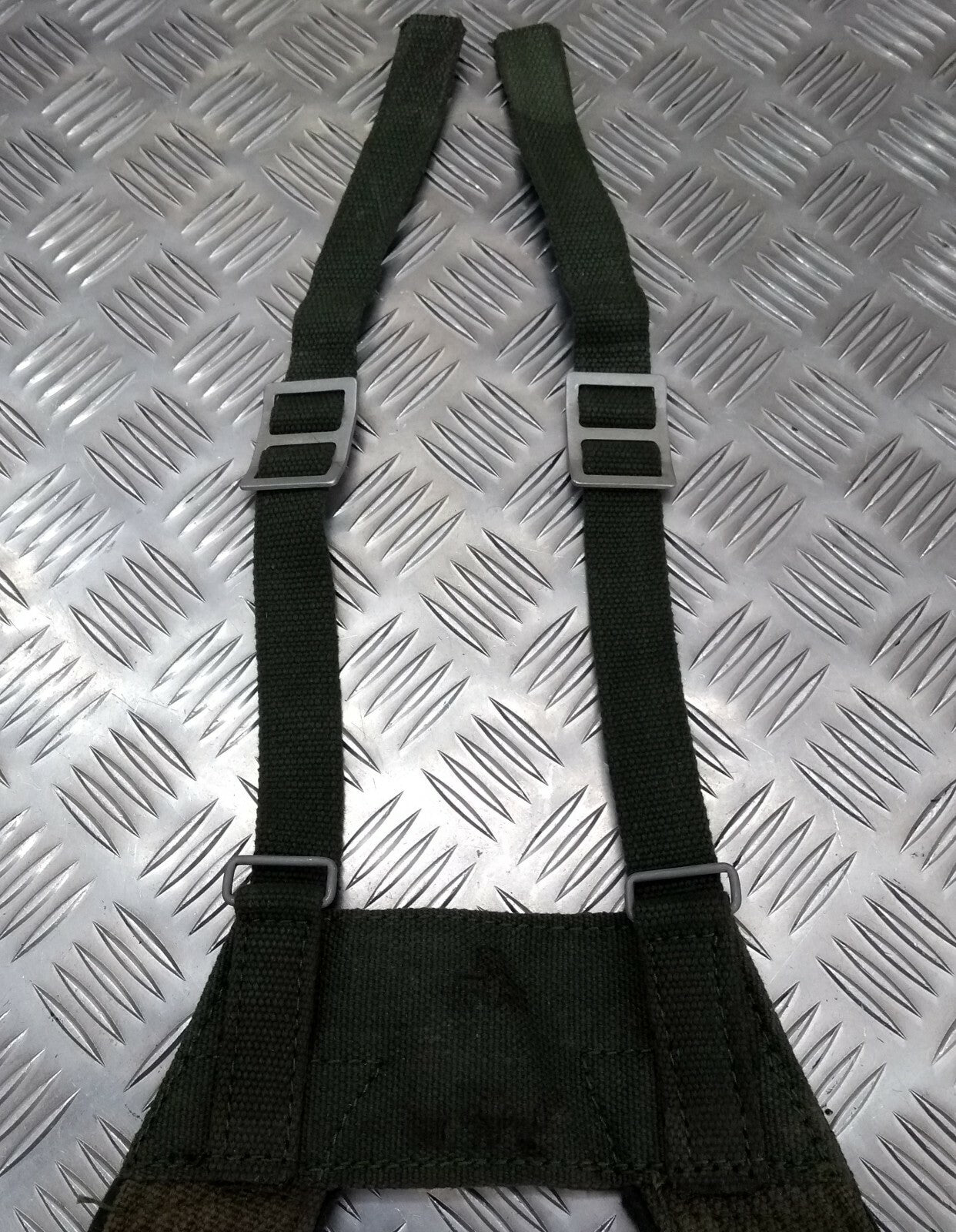 Vintage Green Web Yoke / Suspender / Brace Harness HDRG1