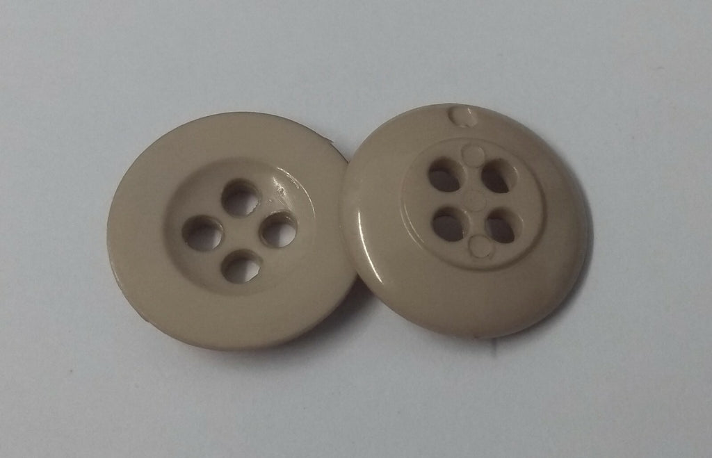 Genuine British Army Issue 4 Hole Standard Service Fawn Buttons X8 ASBT240