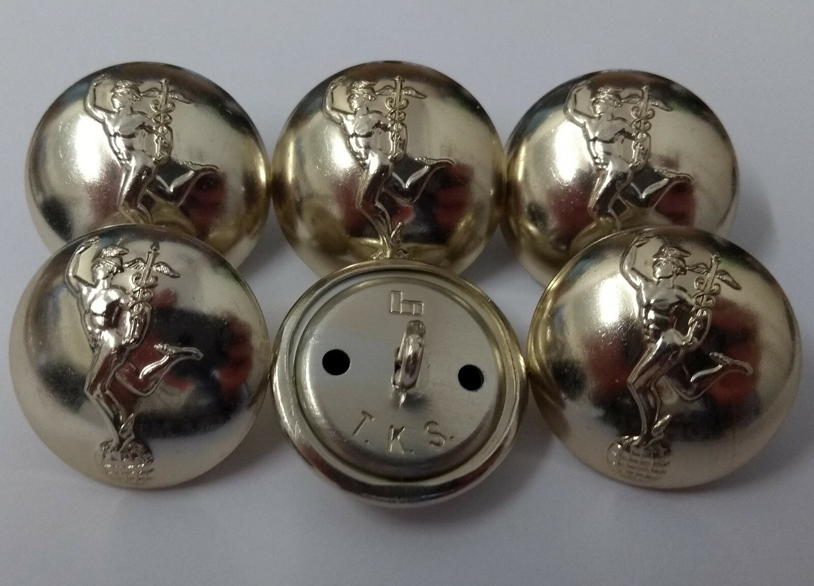 Genuine British Army Issue Royal Corps of Signals Insignia Dress Buttons 40L