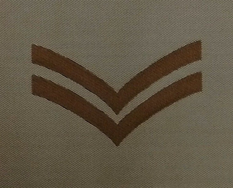 Rank Badges Army Green / Desert OD / DS Subdued Assorted Ranks 1 Pair New