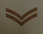 Rank Badges Army Green / Desert OD / DS Subdued Assorted Ranks 1 Pair New
