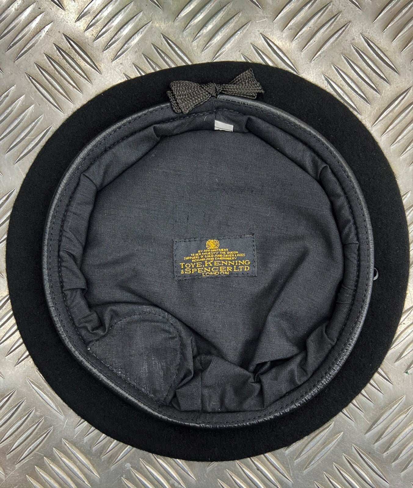Black Beret Cap British Made General Service Dress No Insignia - All Sizes