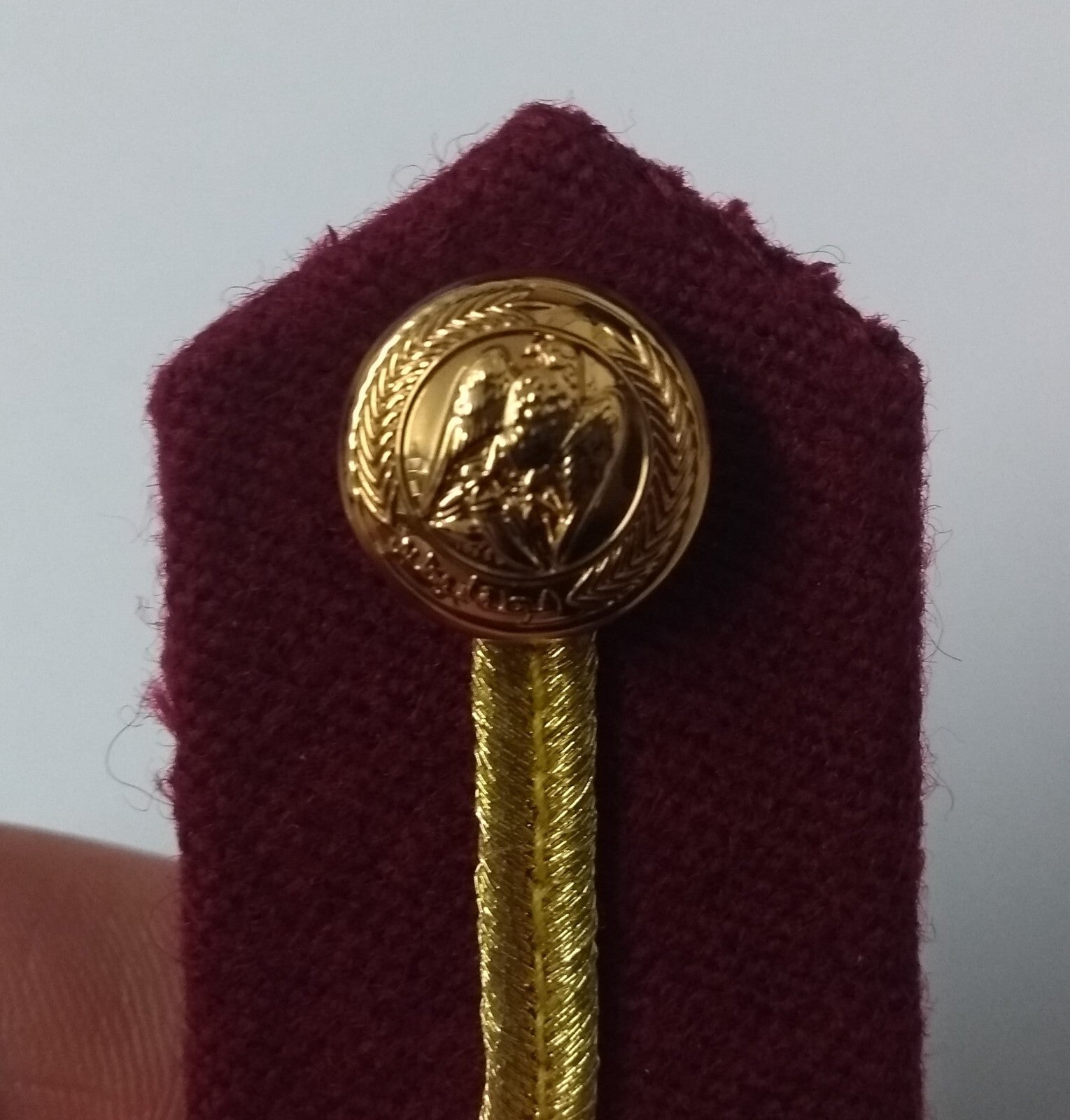 Arab Emirates Gorgets Collar Tabs Gold Braid Detail Senior Officers UAE Buttons
