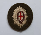 Guards Garter Star Vintage British Army Khaki / Green No2 Insignia Patch