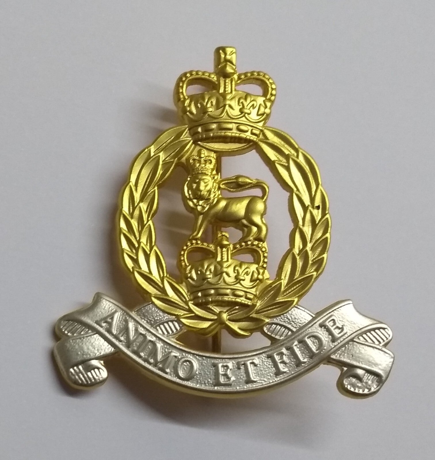 AGC Hat Badge British Army SPS Service Dress Queens Crown NEW
