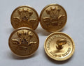 RWF Army Buttons The Royal Welch Fusiliers British Insignia Buttons 24L X4