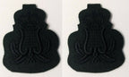 Genuine British Army Issue Subdued Bandsman Musicians Patches X2 ASPS135A