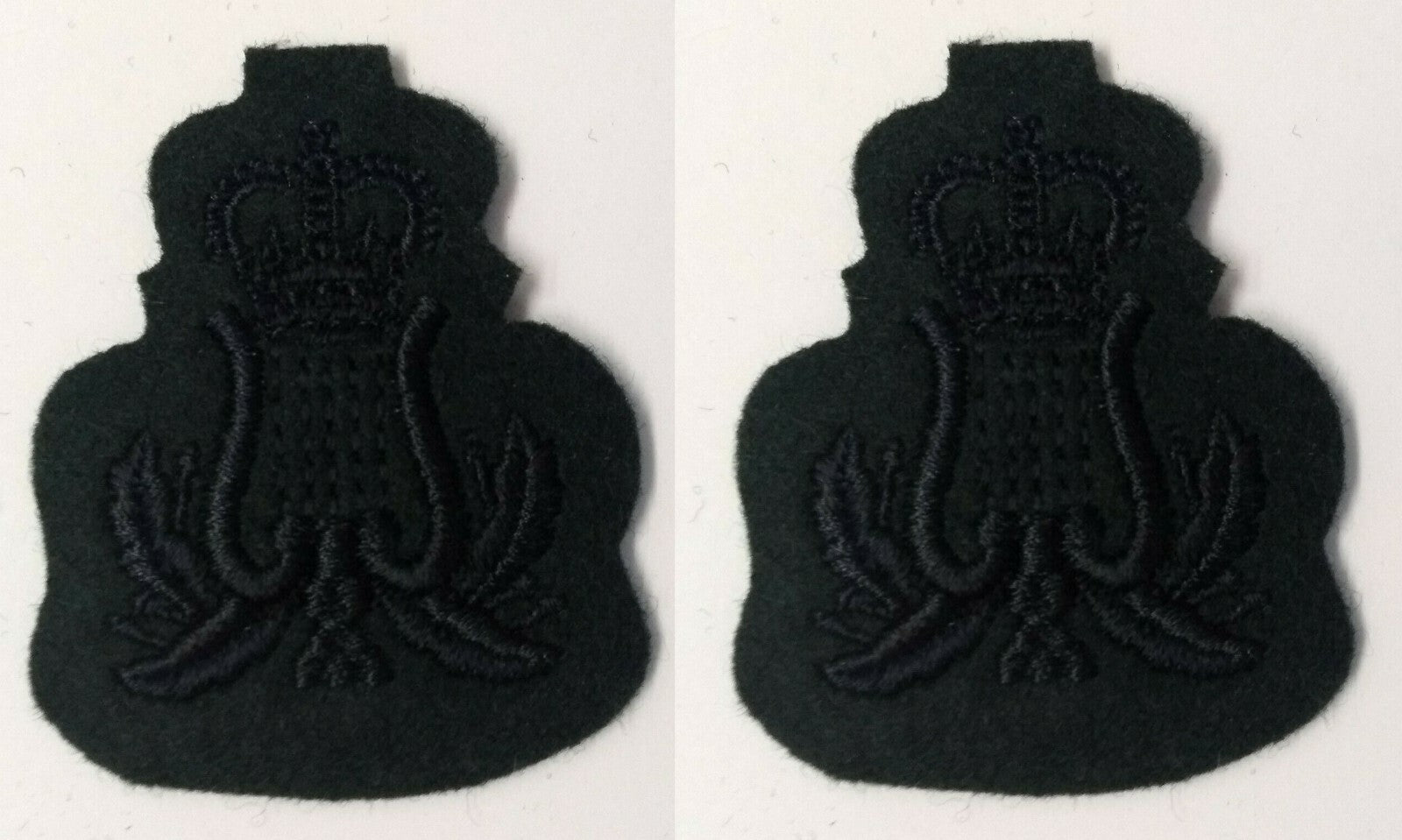 Genuine British Army Issue Subdued Bandsman Musicians Patches X2 ASPS135A