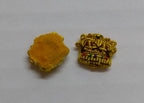 Army Crowns Gold With Crimson Padding Hand Embroidered H/E Insignia 3/8" 1 Pair