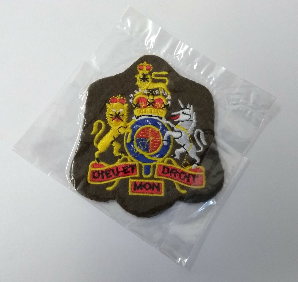 Genuine British Army Issue No2 Dress WO1 Coat of Arms Badge Sleeve Patch