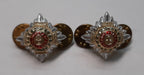 Army Shoulder Rank Star s / Pips British Insignia Silver / Gold Colour Tops