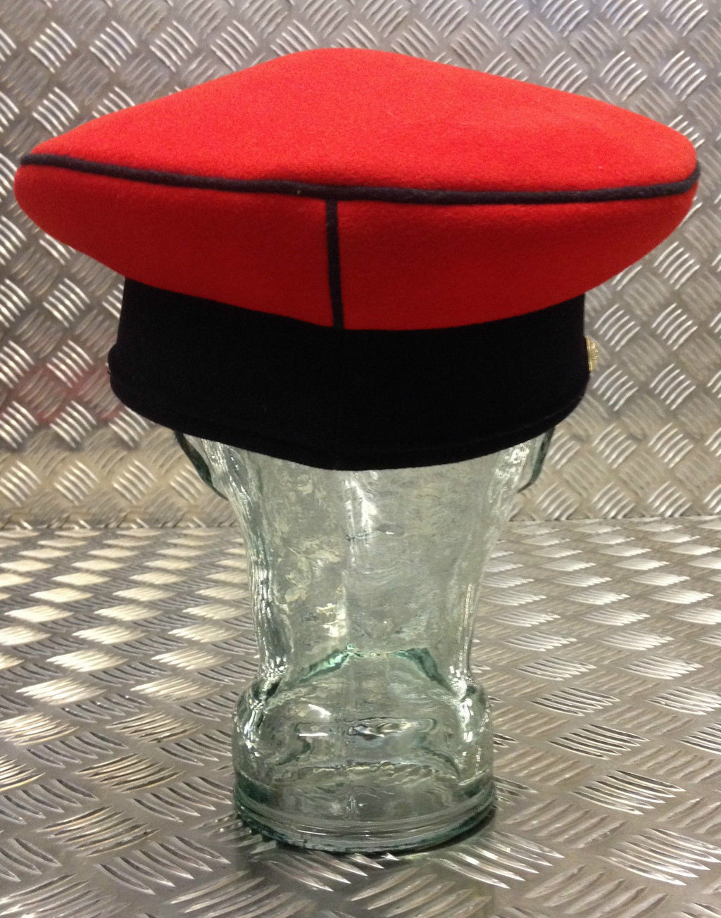 Genuine British Army Queens Royal Lancers / QRL Guards Dress Cap / Hat