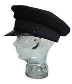 Army Cap No1 British Black Officers Oak Leaf Band By Montague Headwear 57cm