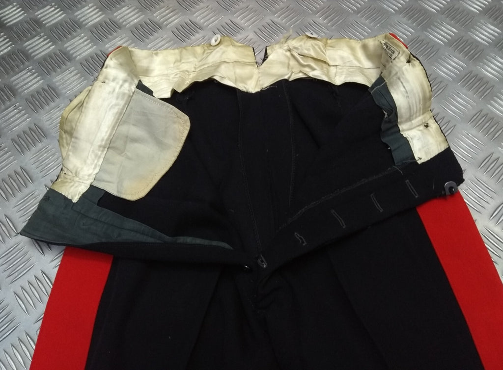 Vintage No1 Trousers Wide Red Stripe By Moss Bros London LTD with Defects