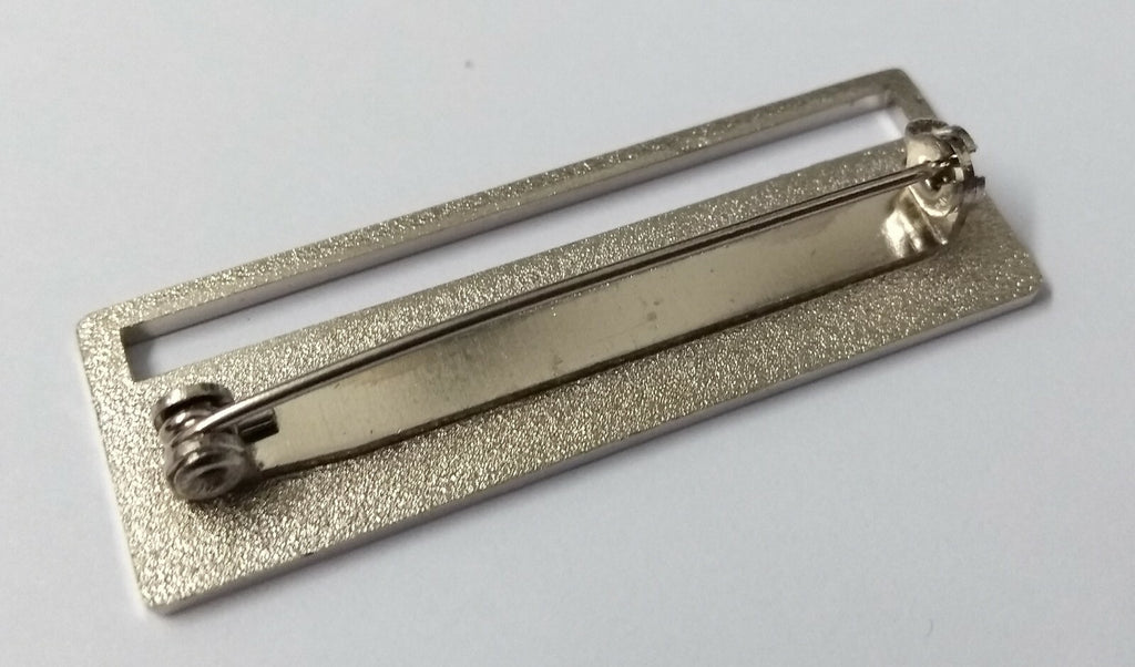 The Girlguiding UK Insignia Hi Sheen Senior Section Metal Pin Clasp Bar X2 GIM38