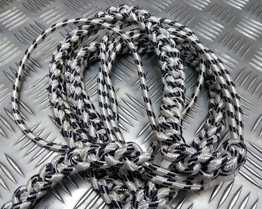 Silver Aiguillette Issue Senior Officer Black Fleck Ceremonial UK Made