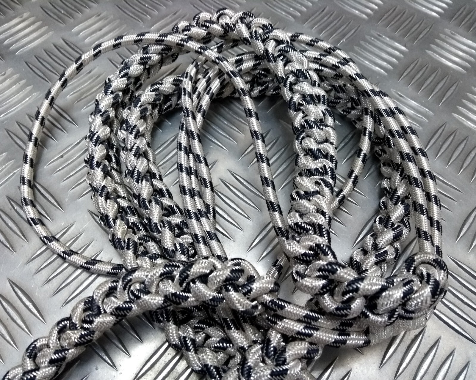 Silver Aiguillette Issue Senior Officer Black Fleck Ceremonial UK Made