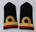 RN Shoulder Boards Genuine Royal Navy Issue Sub Lieutenant White Leather Backed