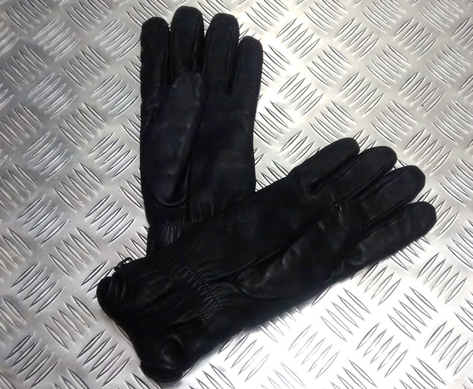 Genuine British Black Leather Combat Gloves MK2 MVP- Grade 1