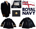 1953 Naval Jacket Navy Lt Cdr Cuffs & Kings Crown Buttons