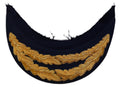 General Officer Peak British Oak Leaf Gold Wire Sprig Dress Hat Visor