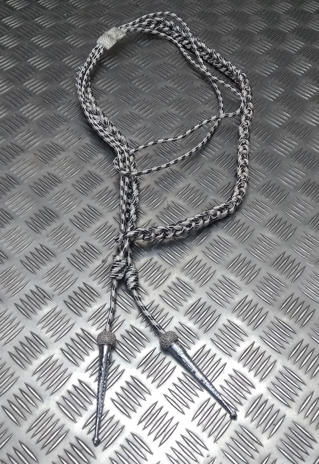 Oman Silver Aiguillette Senior Officer Blue Fleck Ceremonial UK Made