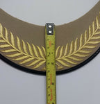 Genuine British Made Senior Officer Gold Wire Palm Leaf Dress Cap Peak