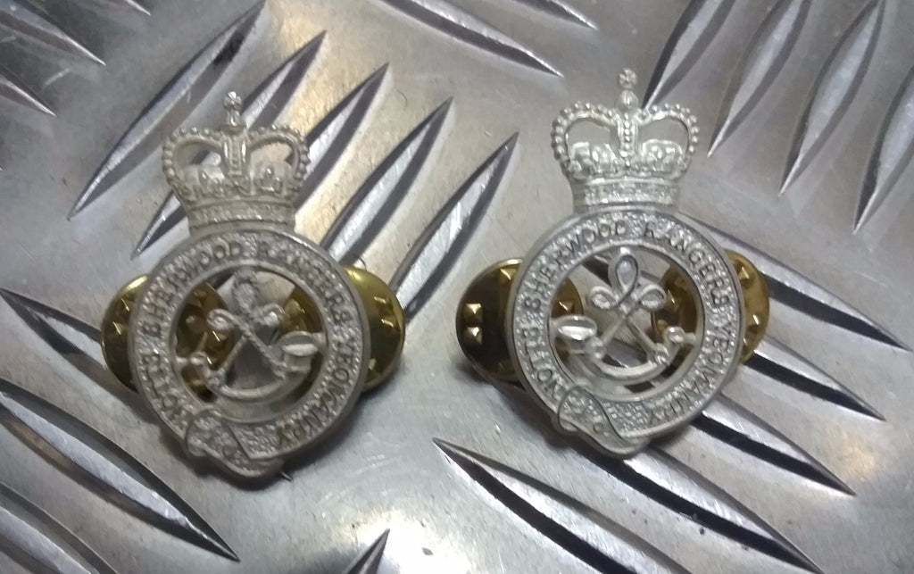 NOTT’S and SHERWOOD RANGERS YEOMANRY Collar Dogs Brand New