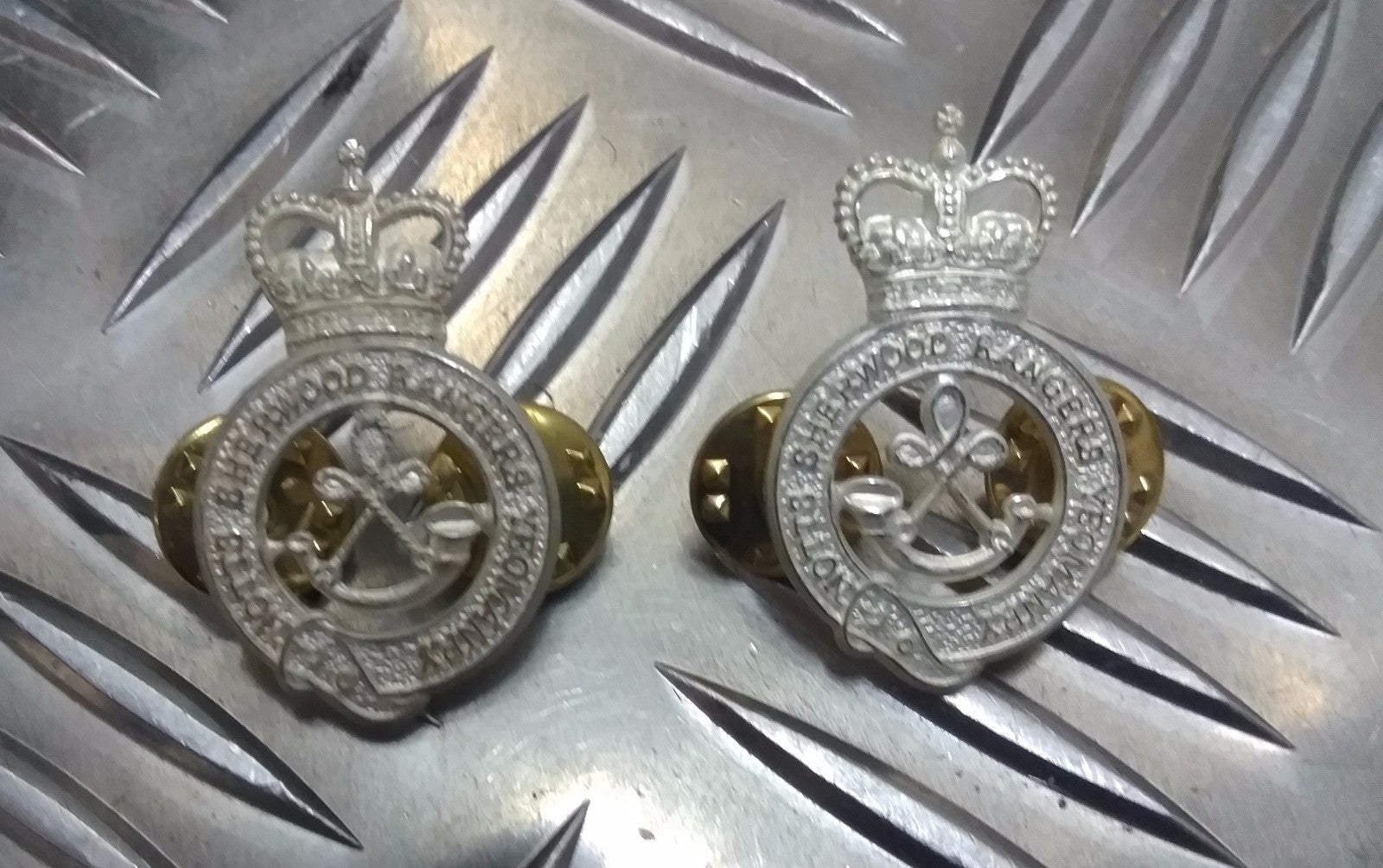 NOTT’S and SHERWOOD RANGERS YEOMANRY Collar Dogs Brand New