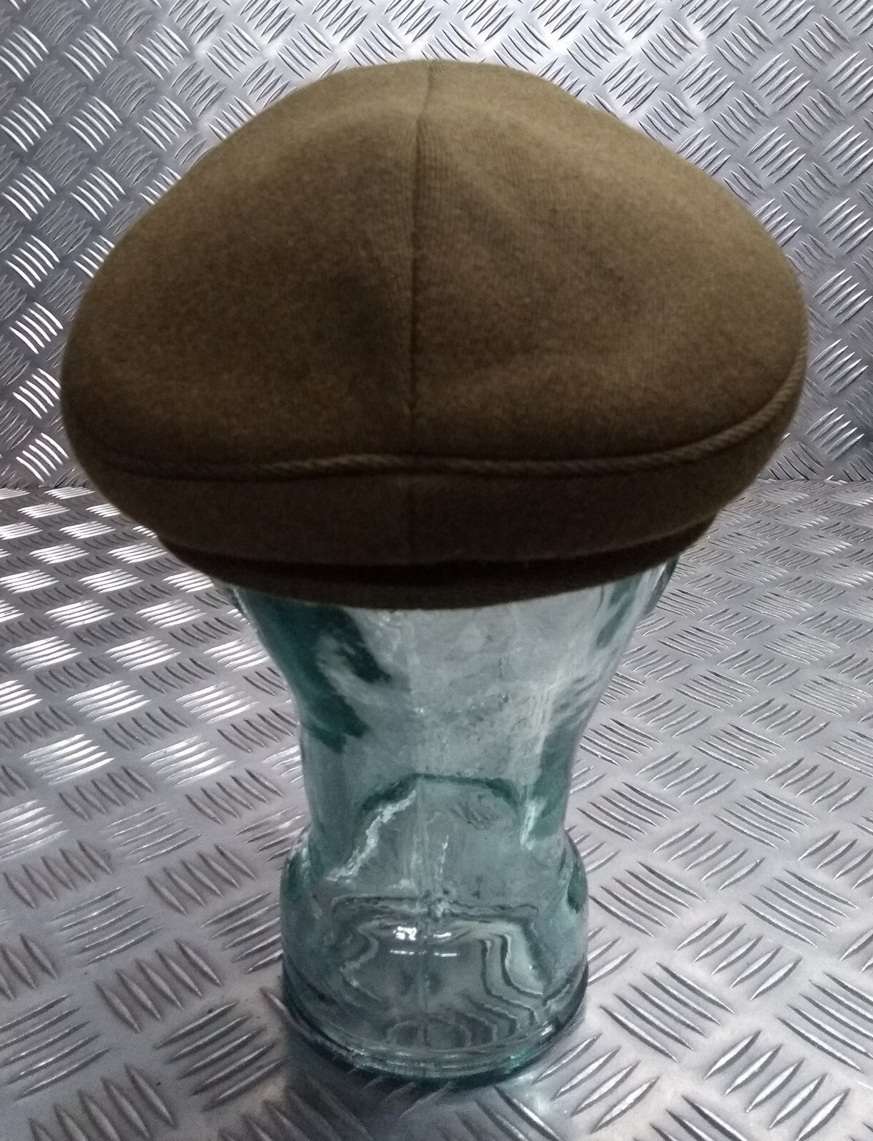 No2 Dress Hat Vintage Khaki Green No Badge or Buttons Woman's Version Size 56cm