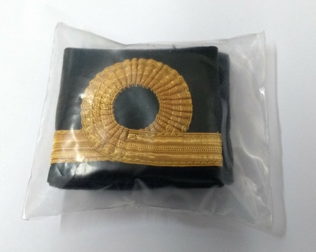 Genuine British Issue Royal Navy Sub Lieutenant Gold Lace Rank Slides RN SBLT 4