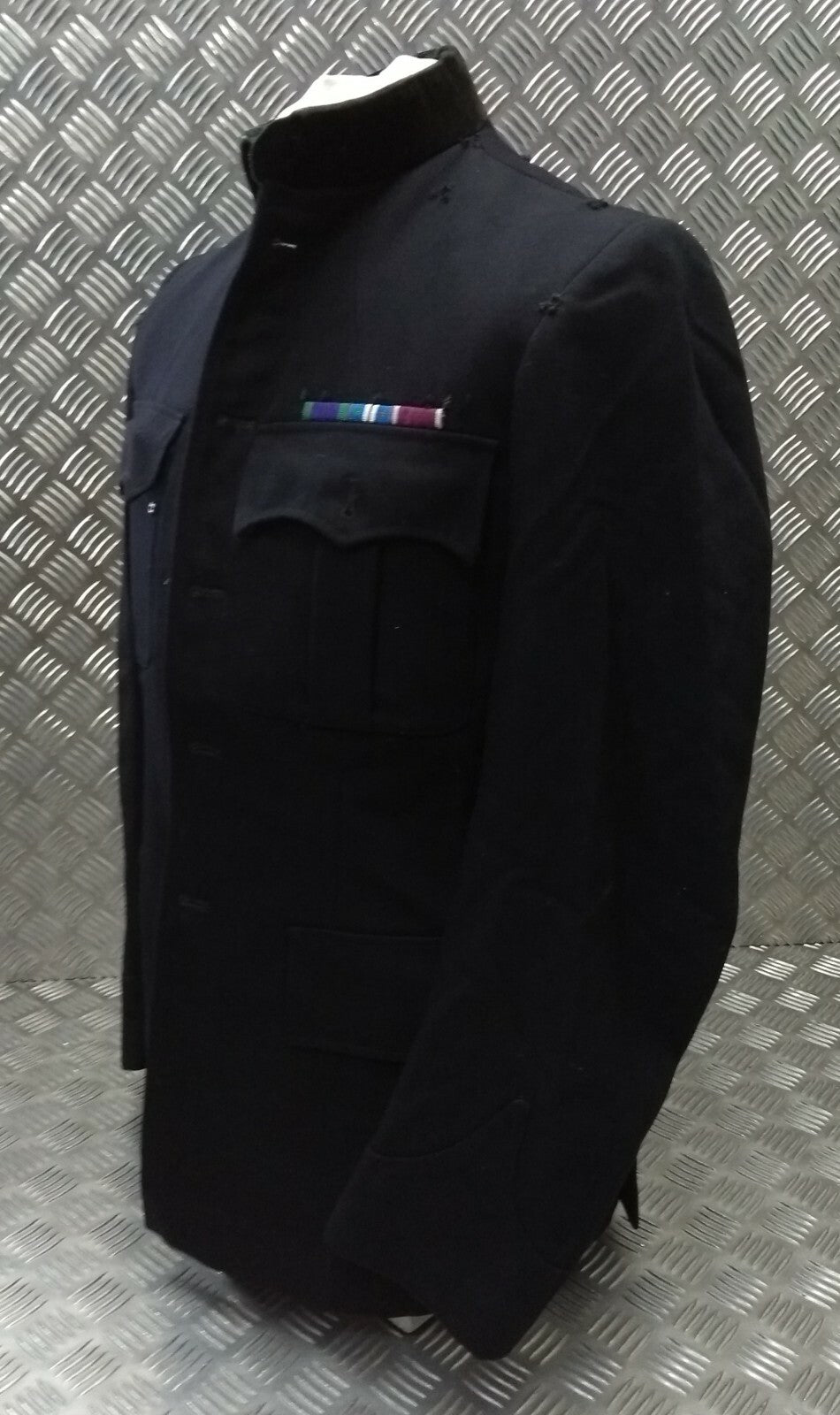 British Army No1 Dress Jacket Heavy Cavalry & Cambrai Band No Buttons With Defects