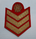 Queens Royal Irish Hussars NCOs 3 Bar Chevron Old Pattern British Army Cypher