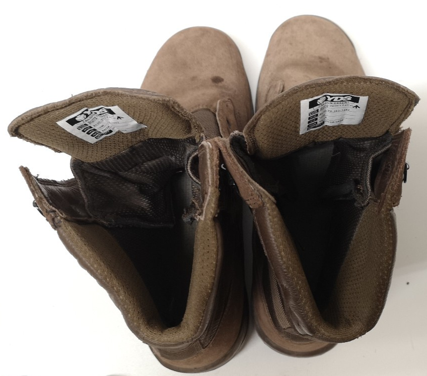Army Desert Brown Boots YDS Falcon Warm Weather Footwear UK 10W