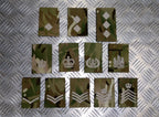 MTP Rank Slide Epaulette British MultiCam Camo All Ranks - NEW