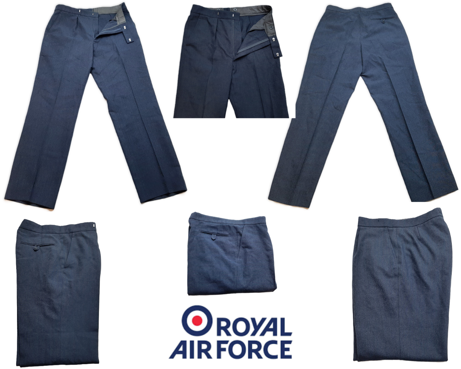 No1 Trousers RAF Royal Air Force Blue/Grey Number 1 Old Pattern Assorted Sizes