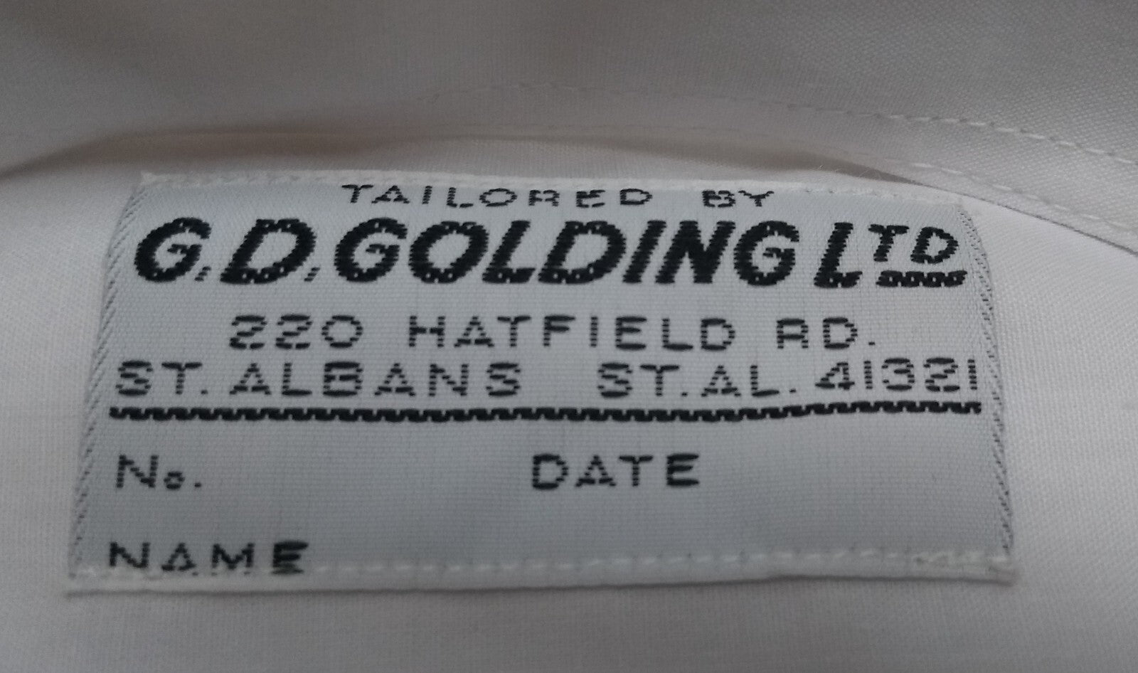 Golding Dress Shirt Mess Long Sleeve White Marcella Front Double Cuff Tall Fit